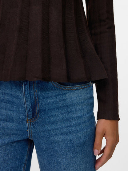 LANA - Ribbed Poplin Sweater