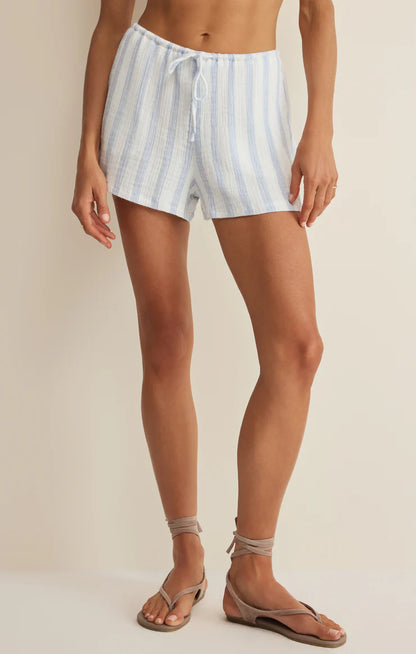 DAYLIGHT STRIPED AIRY GAUZE SHORT