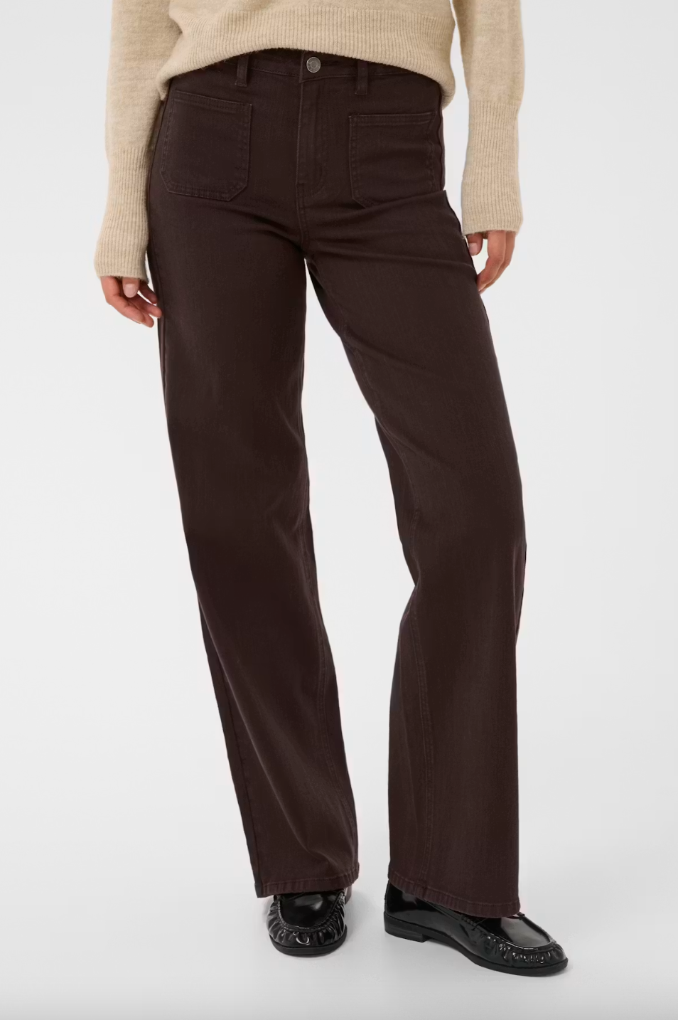 BROOK JEANS IN COFFEE BEAN