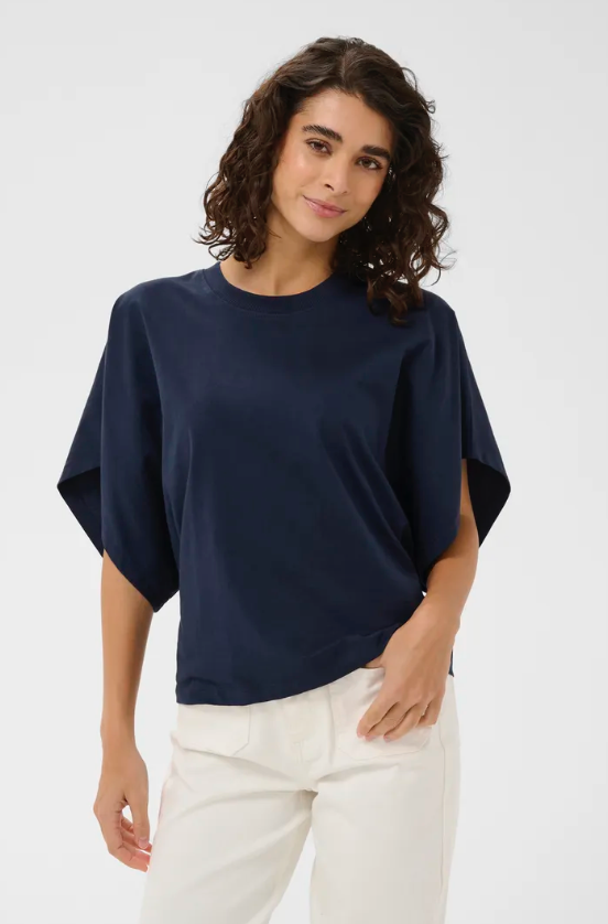 STORMY T-SHIRT IN MIDNIGHT MARINE