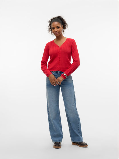 LUXLIGHT - Pointelle Cardigan