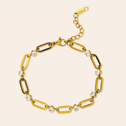 Riva CZ U-Link Bracelet
