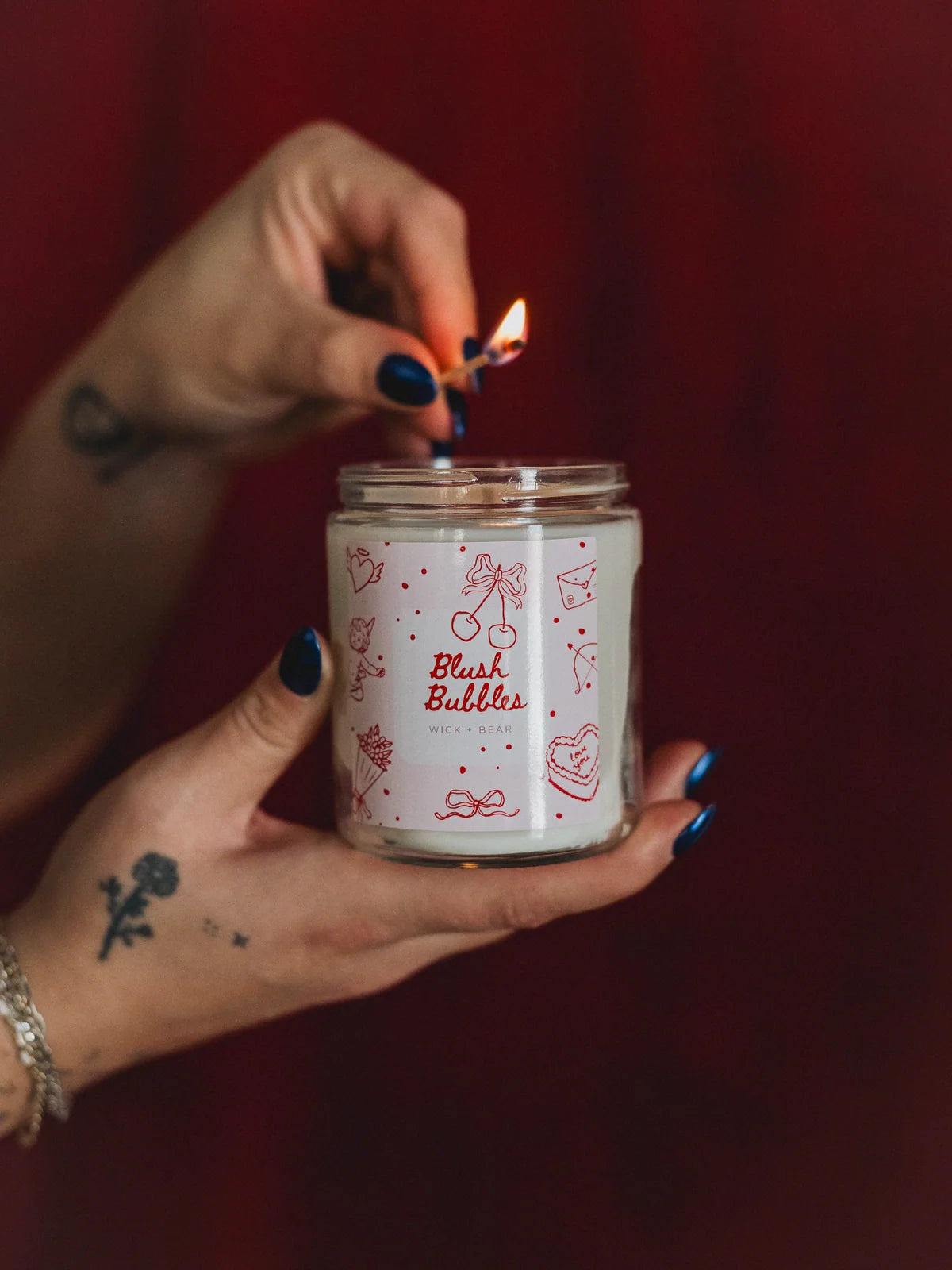 BLUSH BUBBLES - 9OZ Soy Candle
