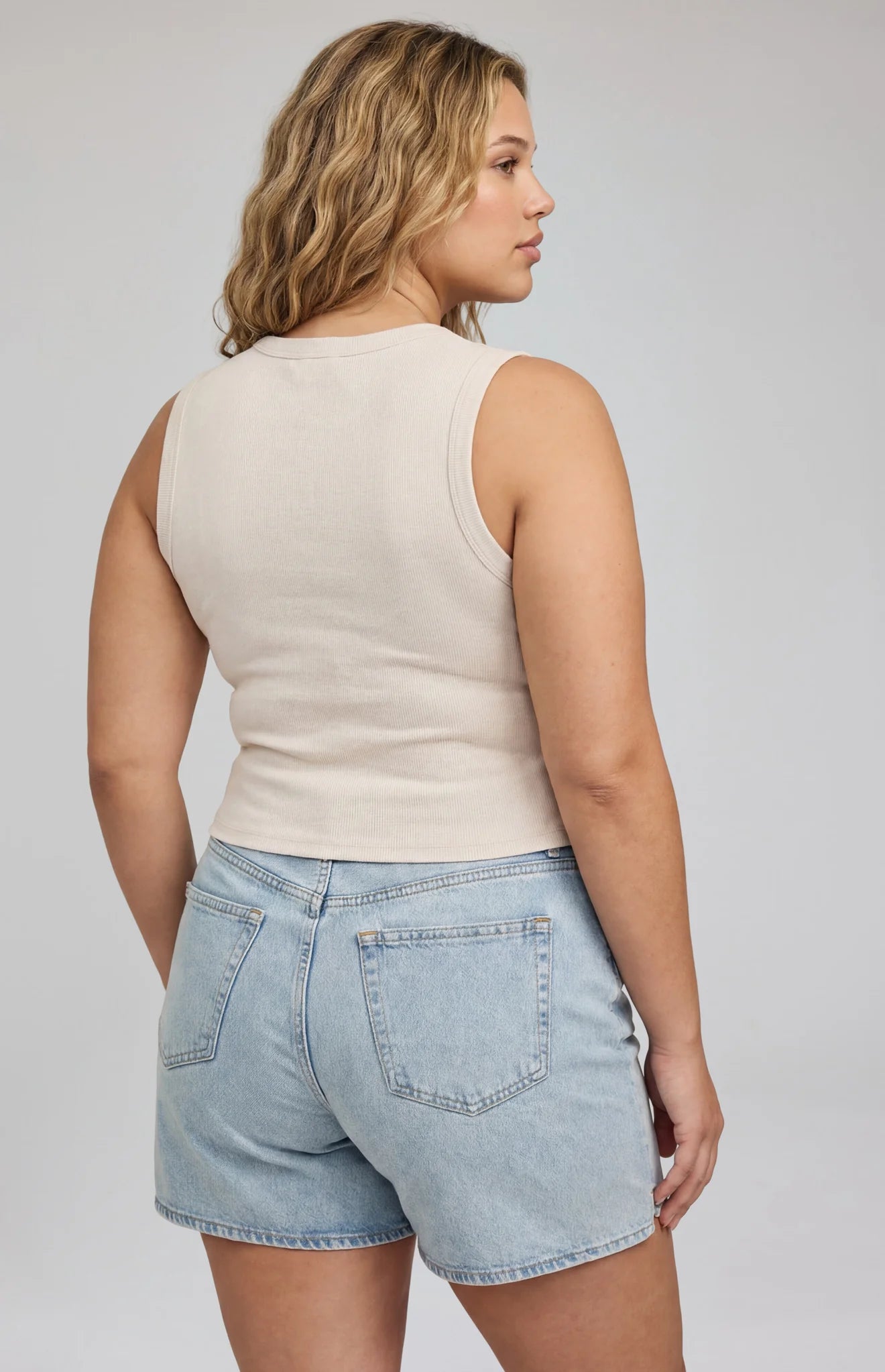 CRAWFORD Tank Top Alabastor