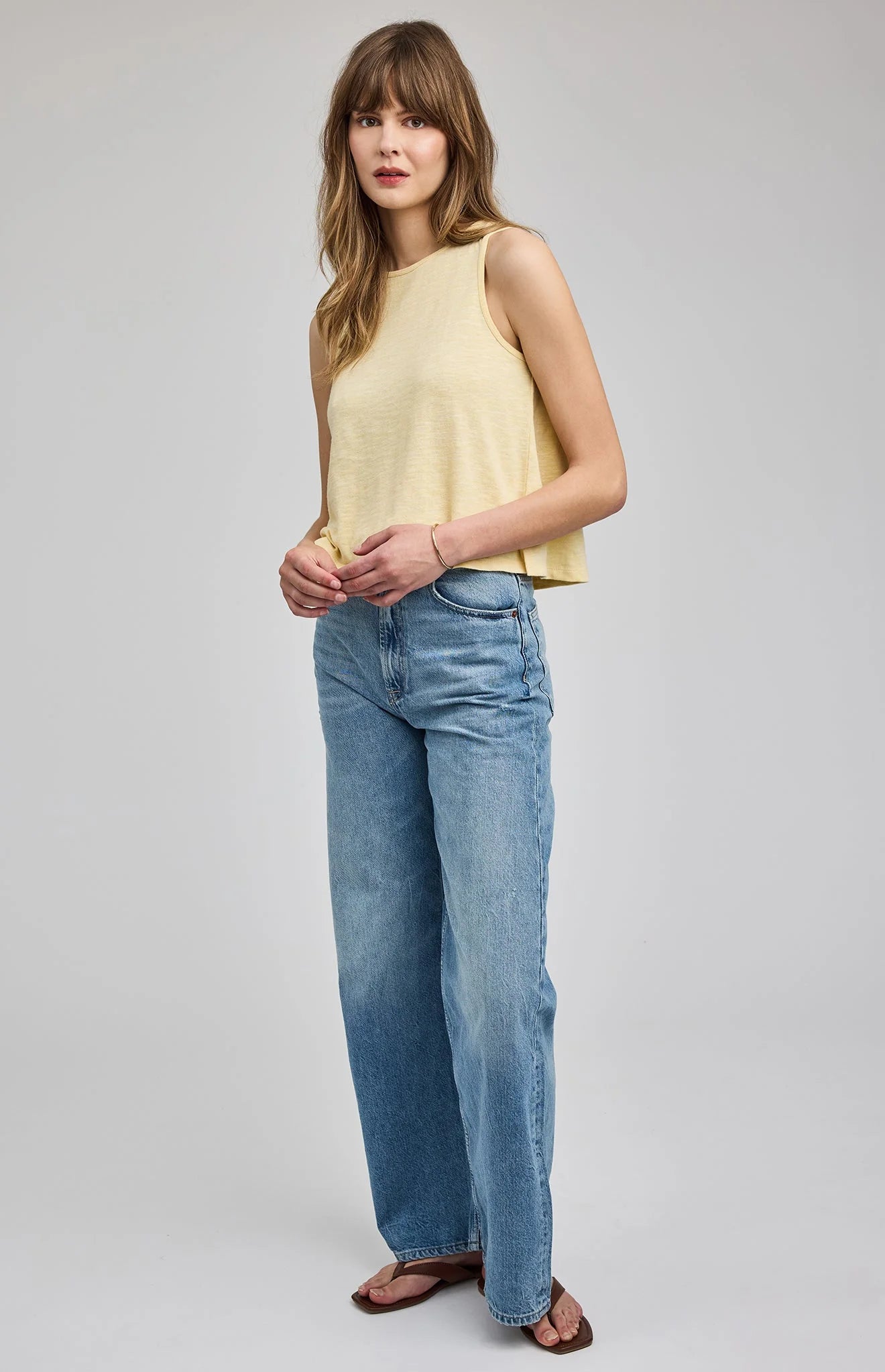 LUMI Tank Top Cornsilk