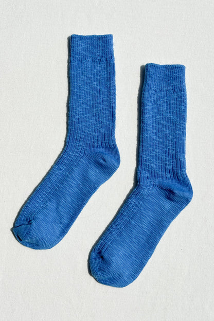 COTTAGE SOCKS: Laguna Blue