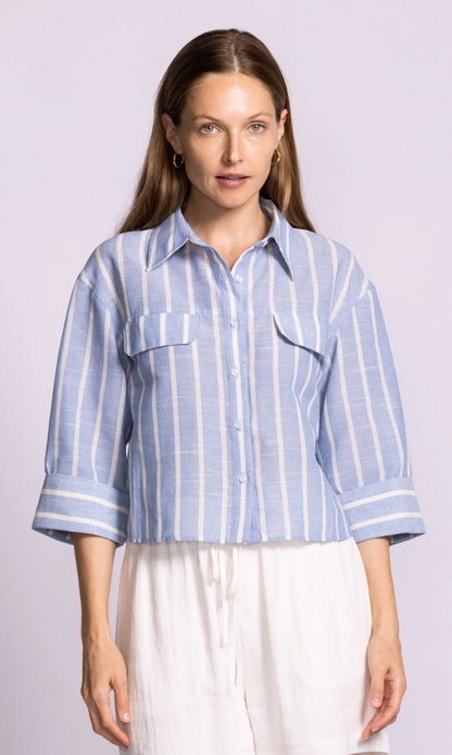LISA BUTTON UP