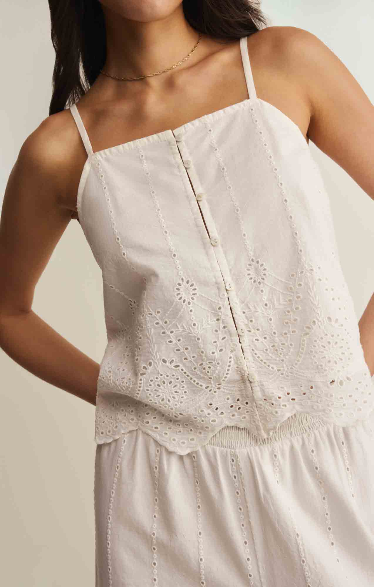 SEA ESTA EMBROIDERED TOP