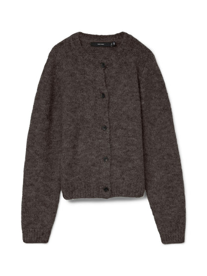 NOVAH O-NECK BUTTON CARDI