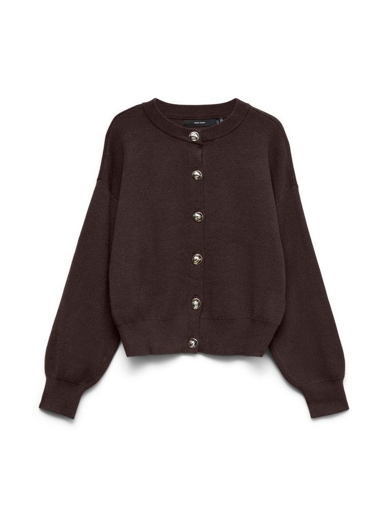 NOELLA CARDIGAN IN CHOCOLATE TORTE