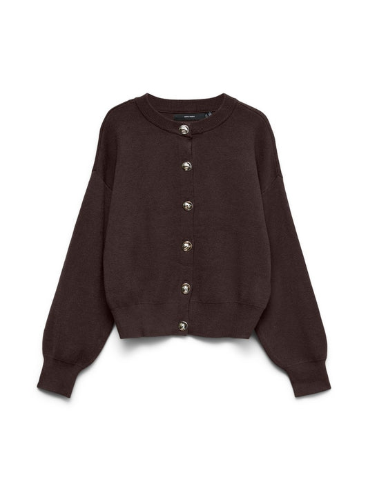NOELLA CARDIGAN IN CHOCOLATE TORTE
