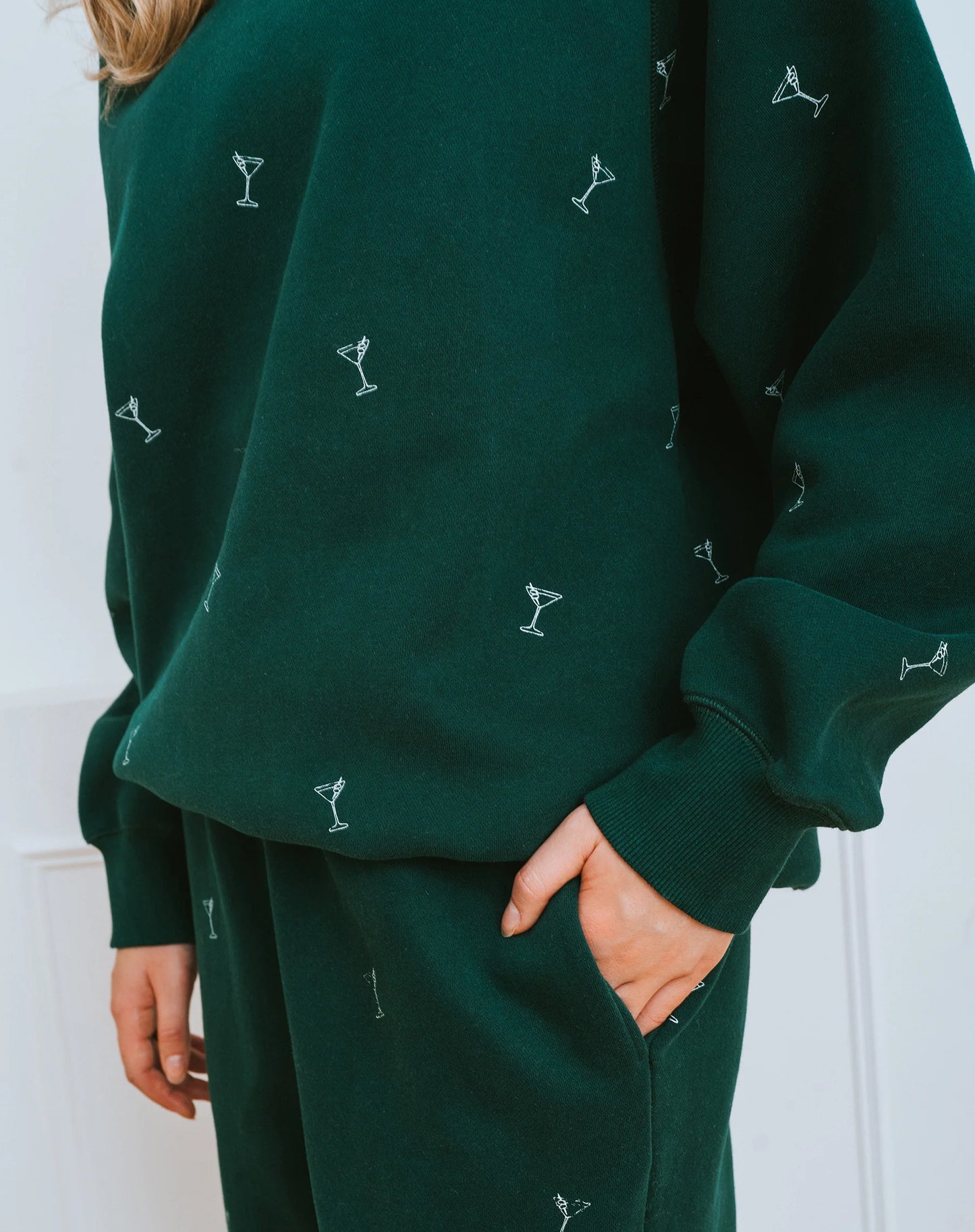 All Over Martini Oversized Jogger