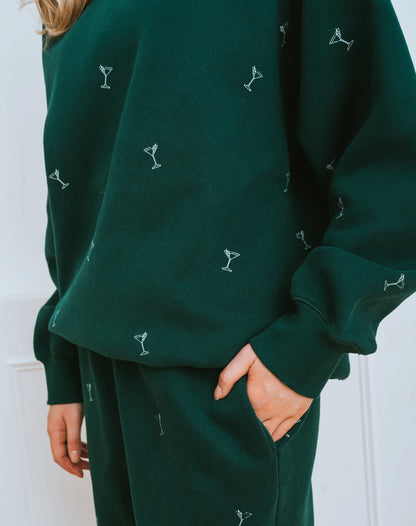 All Over Martini Oversized Jogger