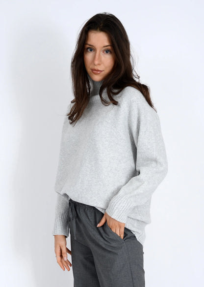 ANTHOUSA - Mock Neck Sweater