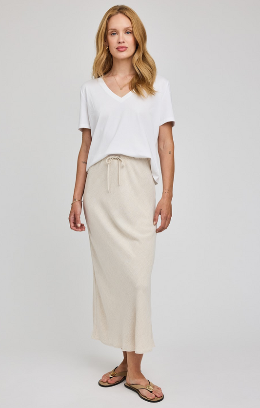 CASSIA LINEN SKIRT IN LINEN
