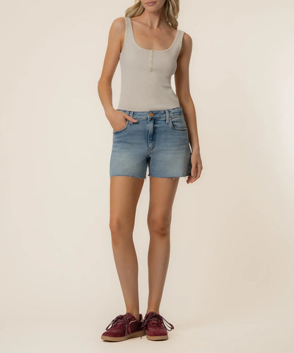 JENNY HIGH RISE SHORT IN REJOICE WASH