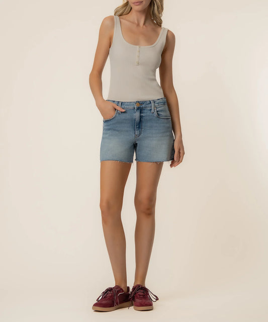 JENNY HIGH RISE SHORT IN REJOICE WASH
