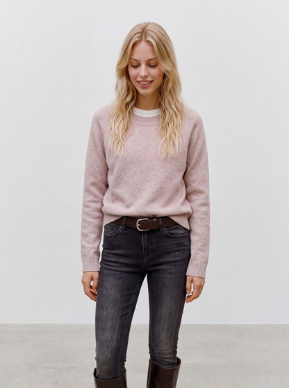 DOFFY PULLOVER IN WOODROSE