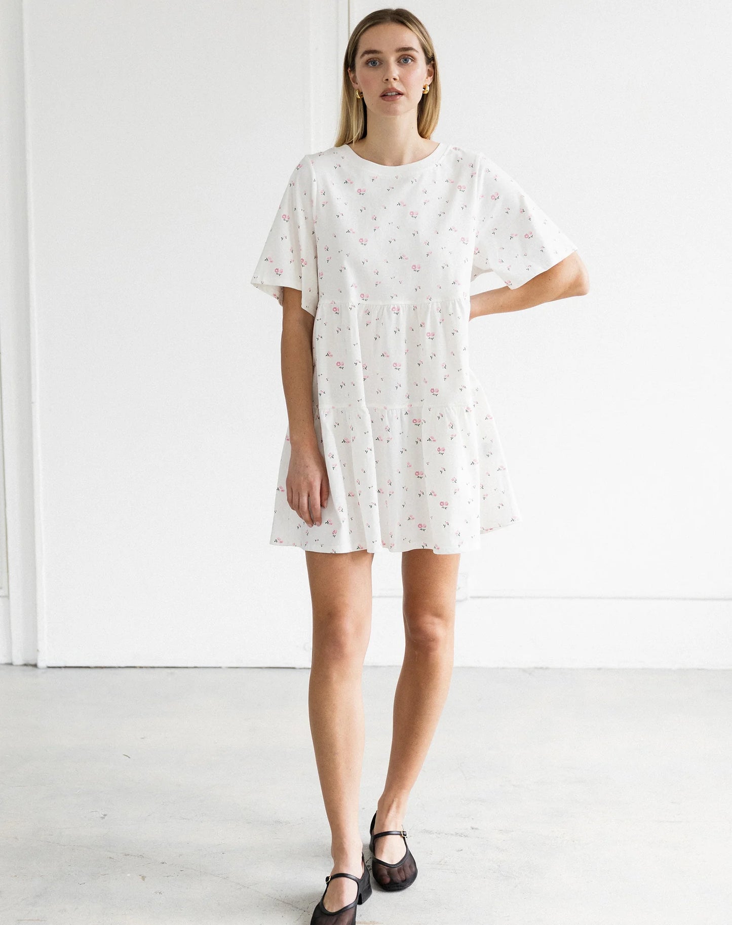 FLORAL TIERD DRESS