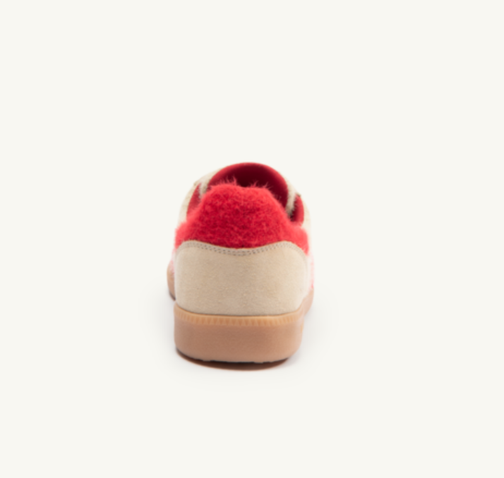 CLOUD MOHAIR CREAM RED 70