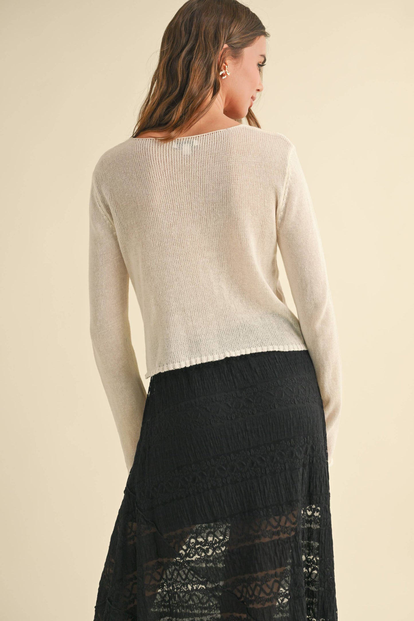 LYRIC - Light Weight Button Down Cardigan