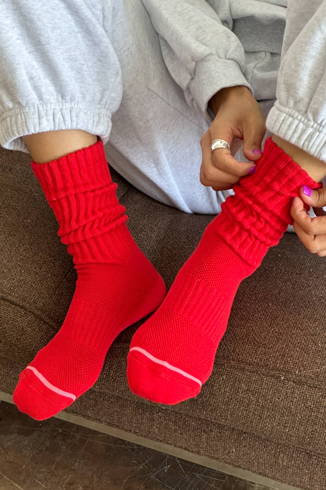 Ballet Socks: Strawberry