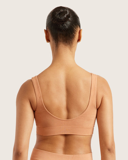 Seamfree Padded  Crop Bra - Cove