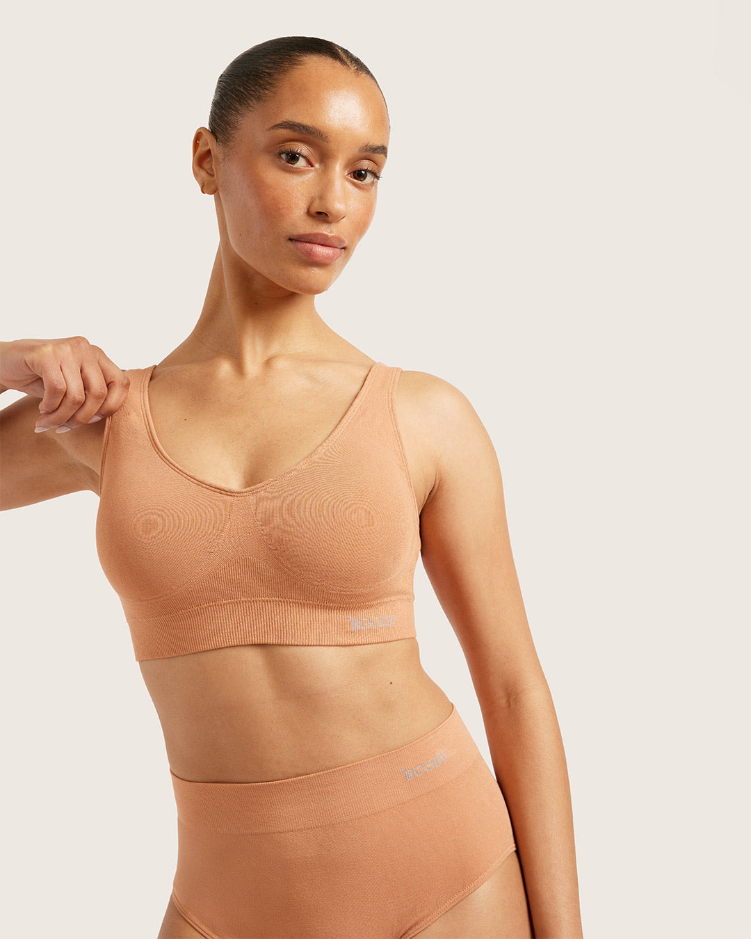 Seamfree Padded  Crop Bra - Cove