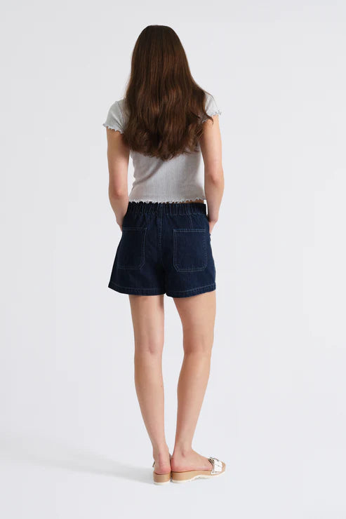 CATALINA - Drawstring Short in Blue Mood