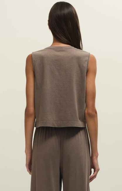 SLOANE COTTON JERSEY TANK