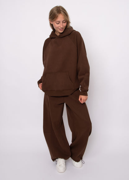 BEATA FLEECE BARREL JOGGER