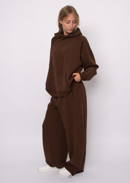 BEATA FLEECE BARREL JOGGER