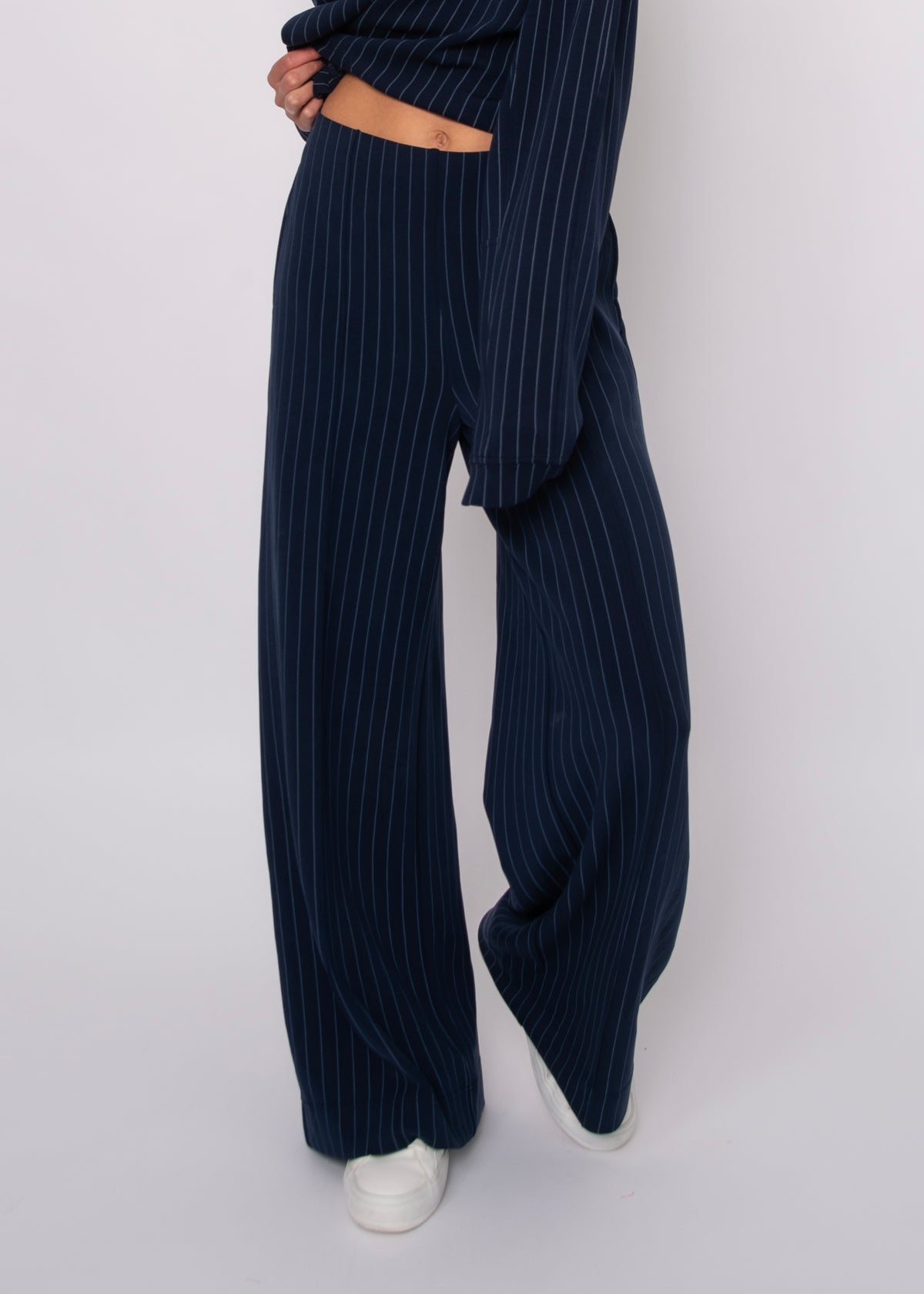 PHOEBE STIPED SOFT KNIT PANTS