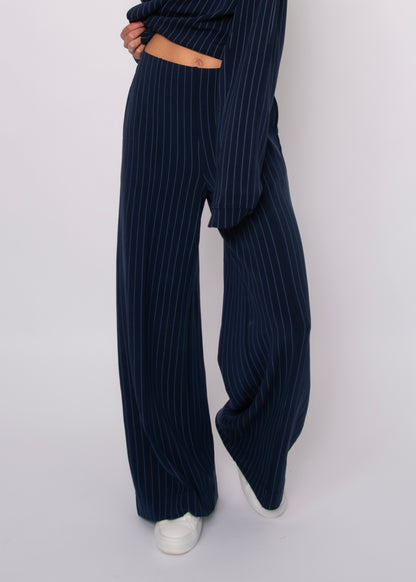 PHOEBE STIPED SOFT KNIT PANTS