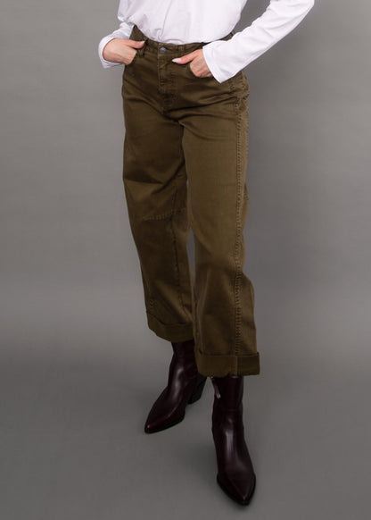 BARNI TWILL BARREL PANT