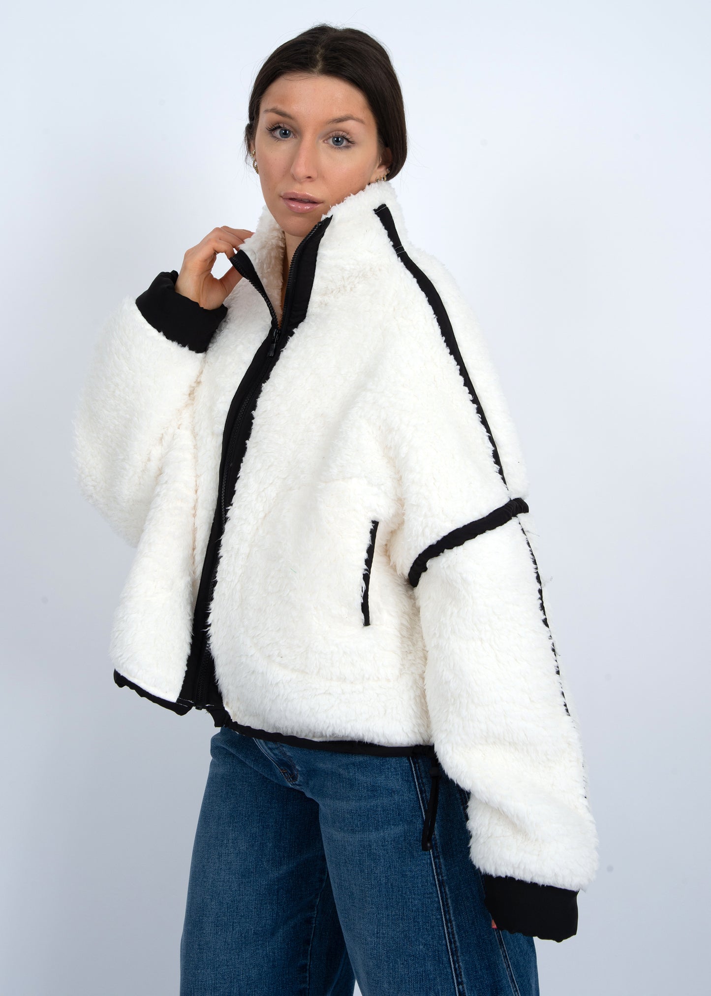 JILL - Sherpa zip up Jacket