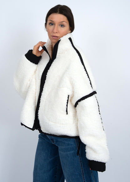 JILL - Sherpa zip up Jacket