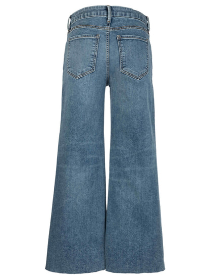 MEG - High Rise Fab AB Wide Leg Raw Hem - Regent