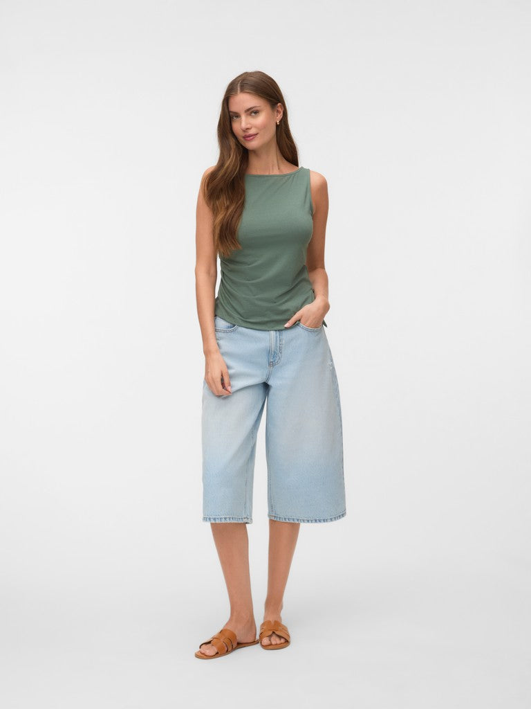 KIRA BOATNECK TOP IN LAUREL WREATH