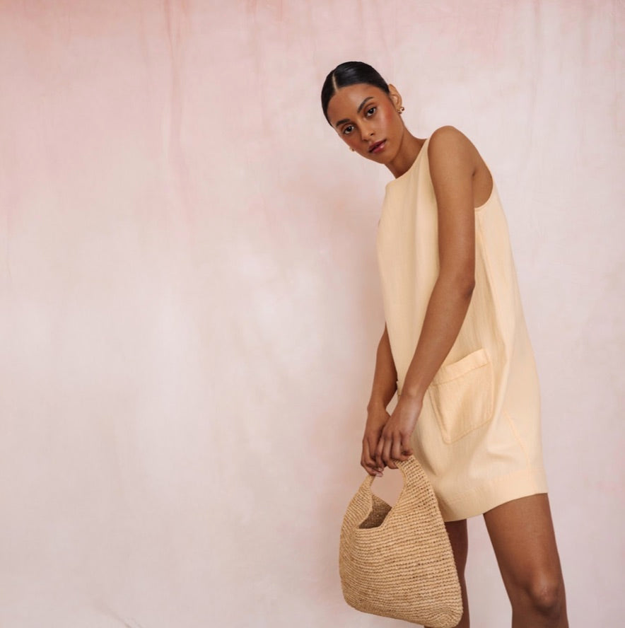 CASEY Shift Dress Cornsilk