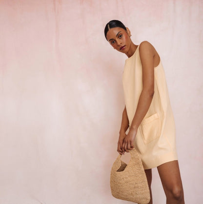 CASEY Shift Dress Cornsilk