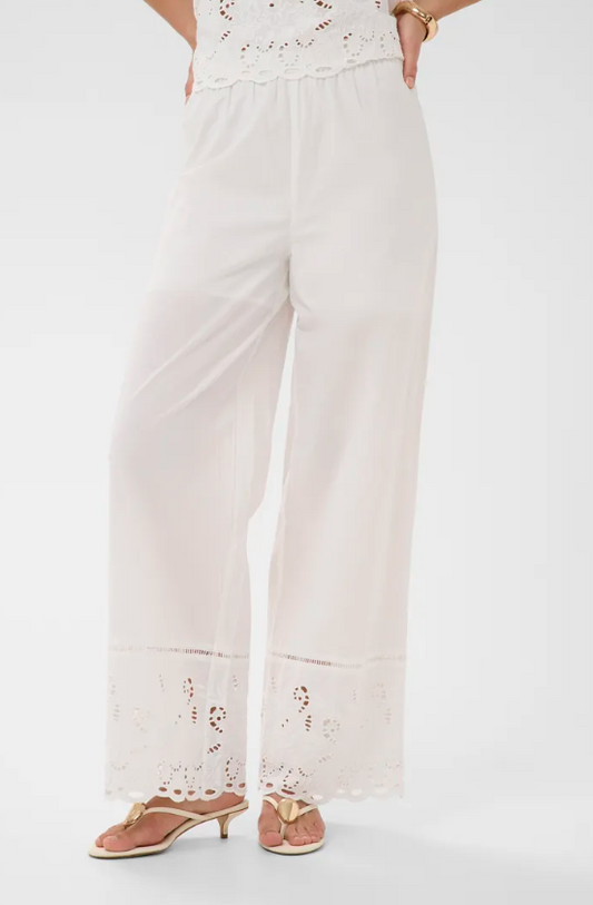 GERTRUDE EYELET PANTS