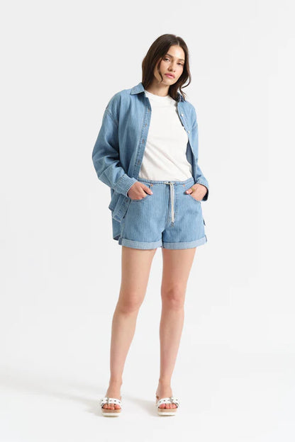 MADDIE Mid Rise Short in Whimsy