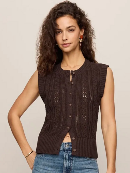 CABOT CROCHET VEST