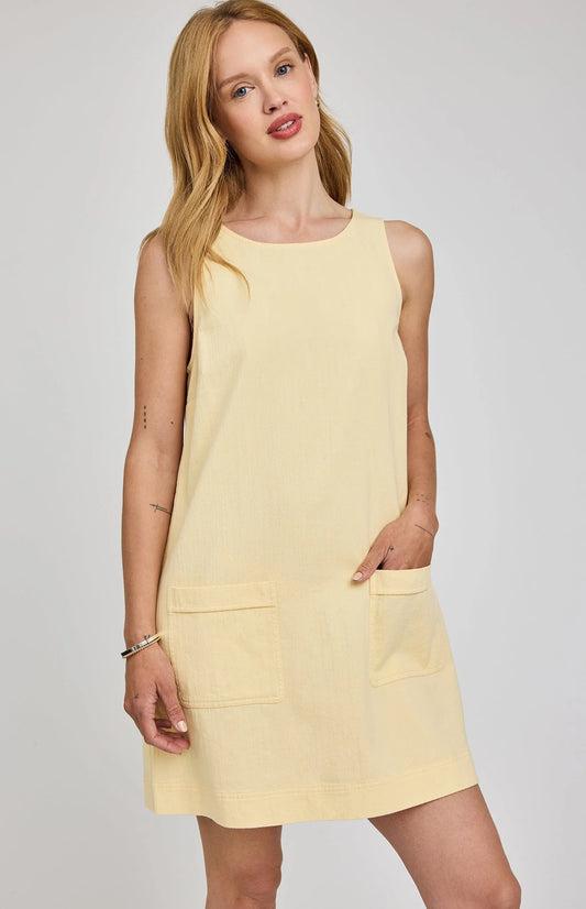 CASEY Shift Dress Cornsilk