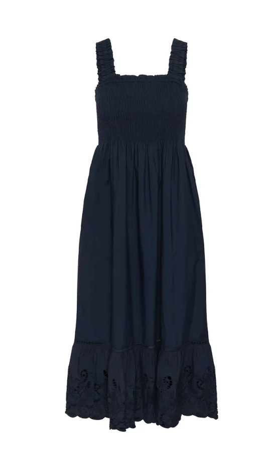 GERTRUD DRESS IN MIDNIGHT MARINE