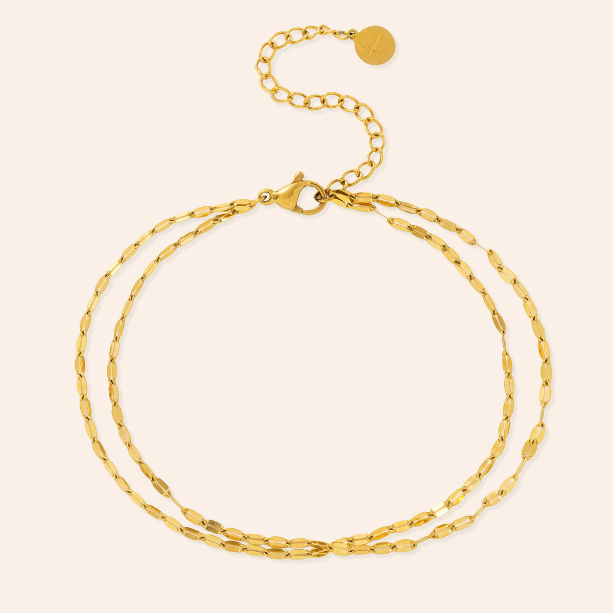 RAY LAYERED BRACELET - GOLD