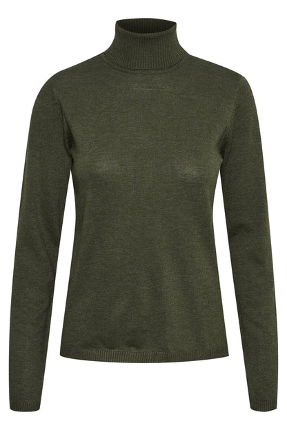 ANNEMARIE Rollneck Top - Olive