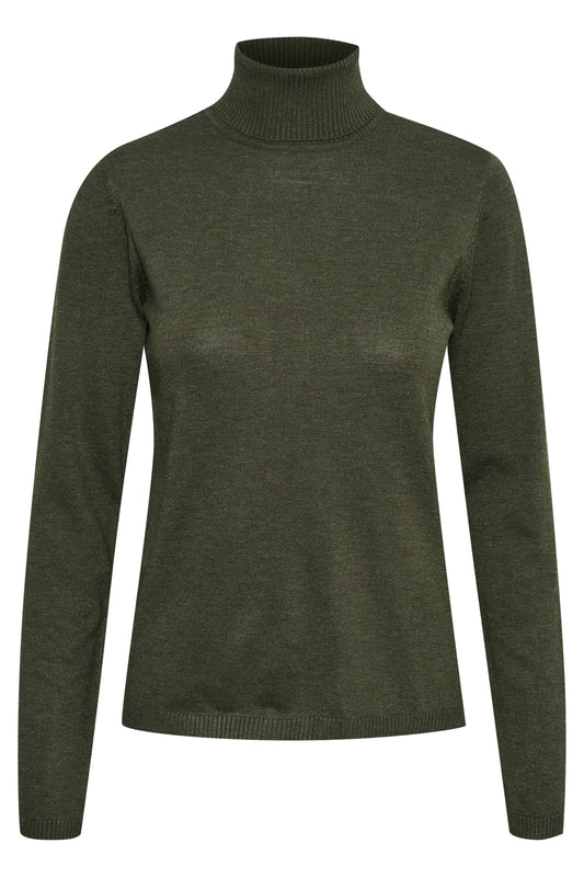 ANNEMARIE Rollneck Top - Olive