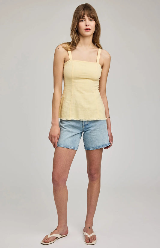 INEZ Tank Top Cornsilk